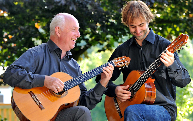 Two generations on guitar